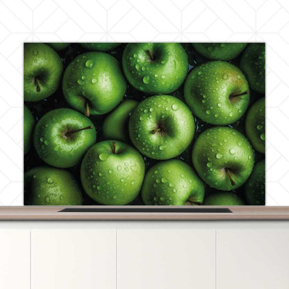 Spatscherm - Groene appels