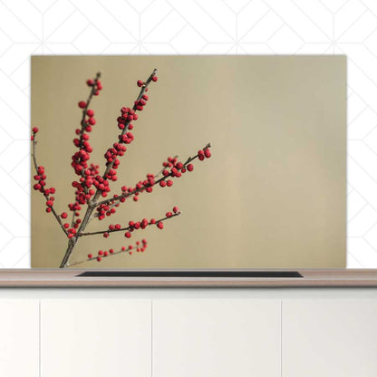 Spatscherm - Rode bessen