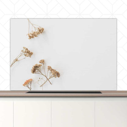 Spatscherm - Droogbloemen