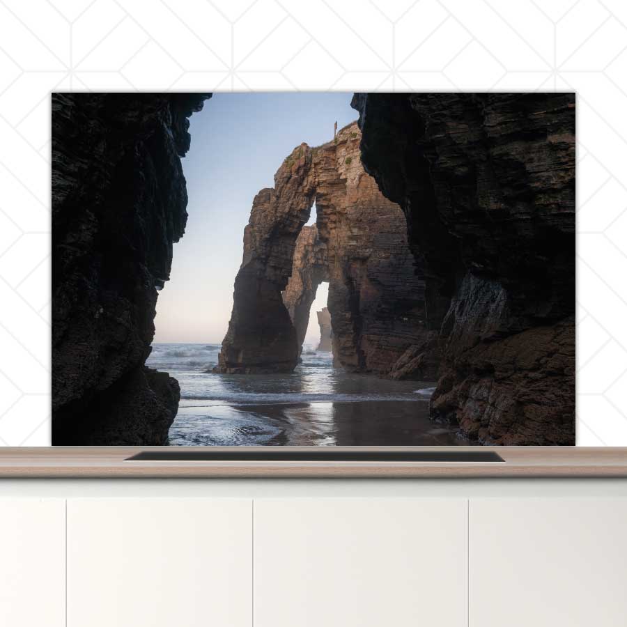 Spatscherm - Natuurlijke bogen