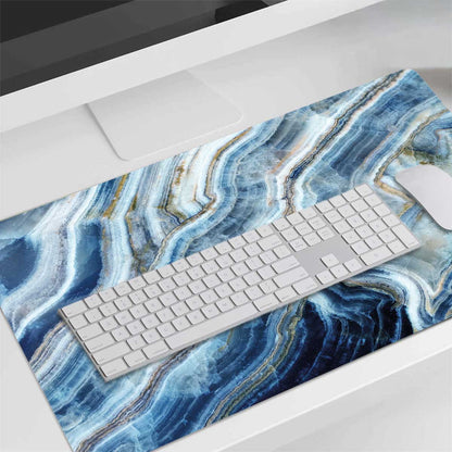 Bureau Onderlegger - Marmer natuurlijk blauw