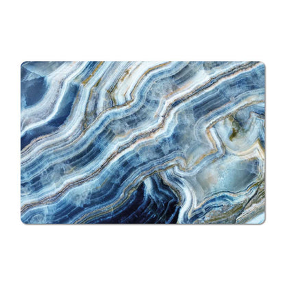 Bureau Onderlegger - Marmer natuurlijk blauw