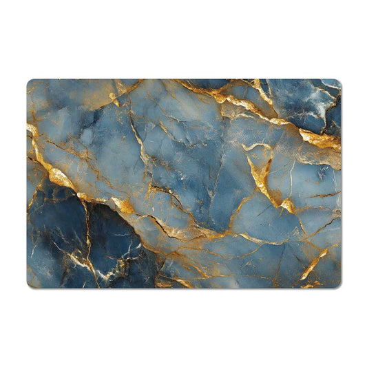 Bureau Onderlegger - Marmer blauw-goud
