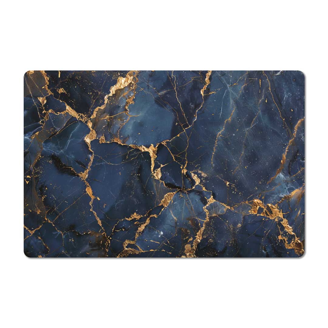 Bureau Onderlegger - Marmer donker blauw