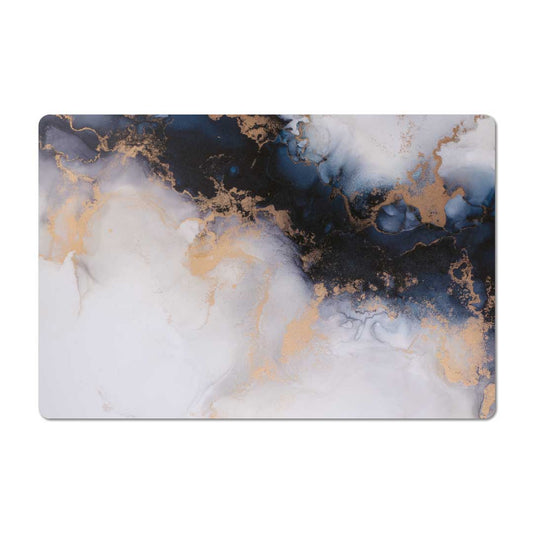 Bureau Onderlegger - Marmer blauw-paars