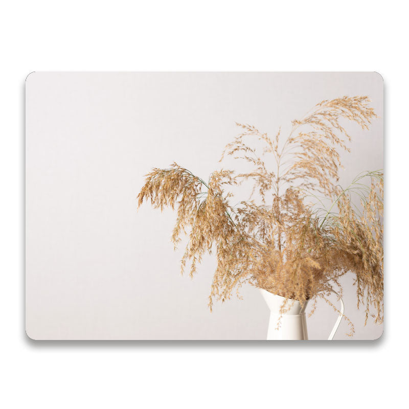 Calm beige - Luxe droogbloemen placemat vinyl van Kookio