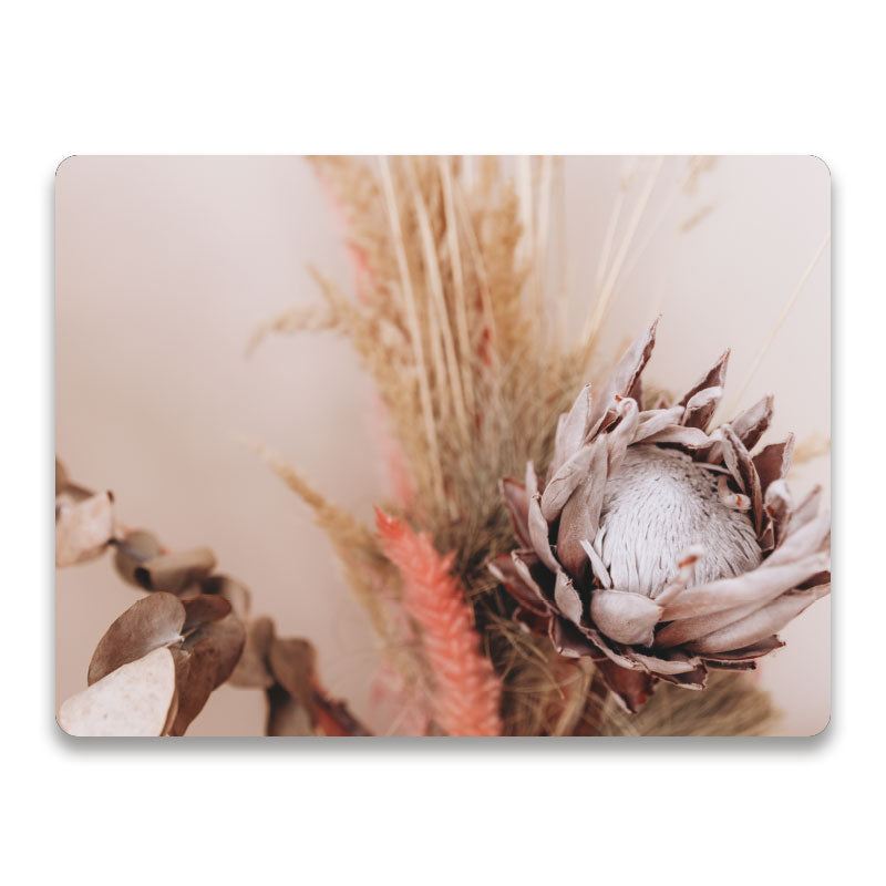 Zacht beige - Luxe droogbloemen placemat vinyl van Kookio
