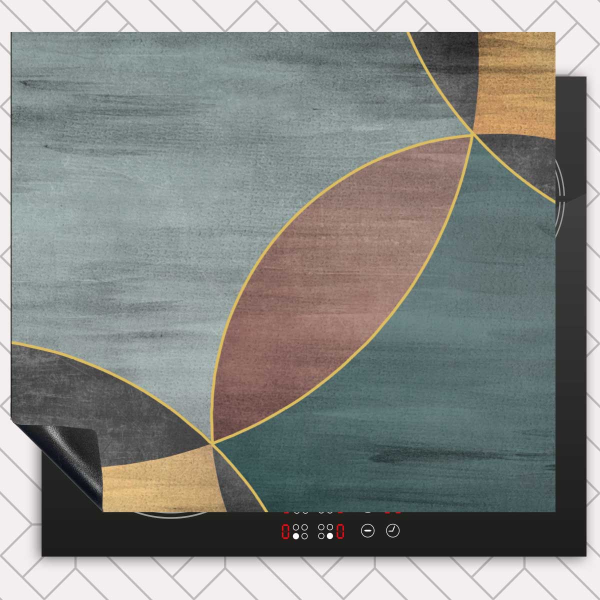 Inductie beschermer - overlappende cirkels