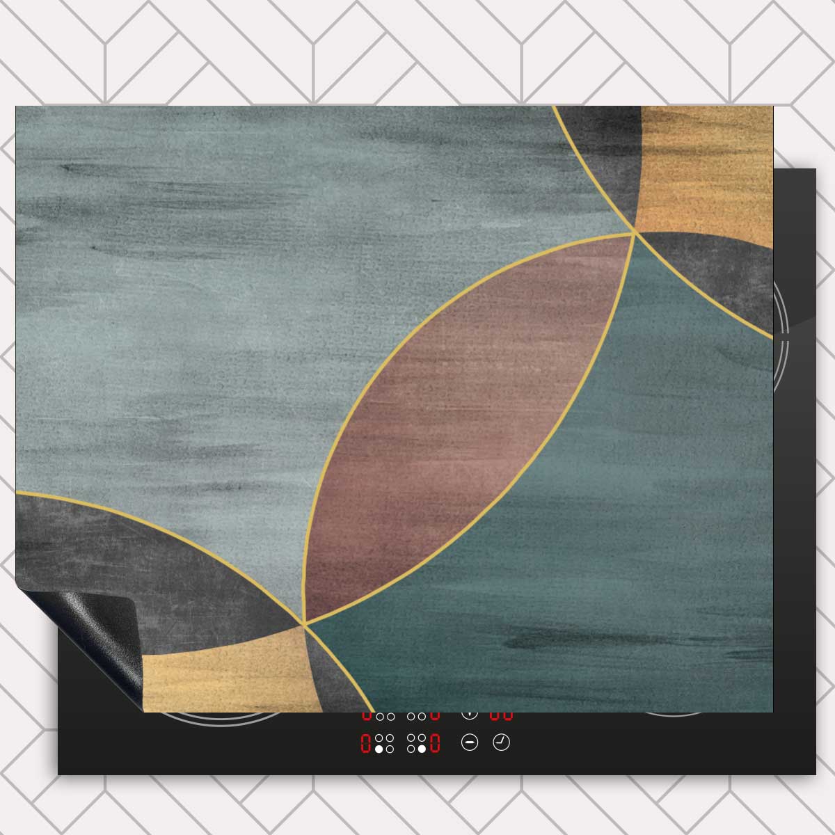 Inductie beschermer - overlappende cirkels