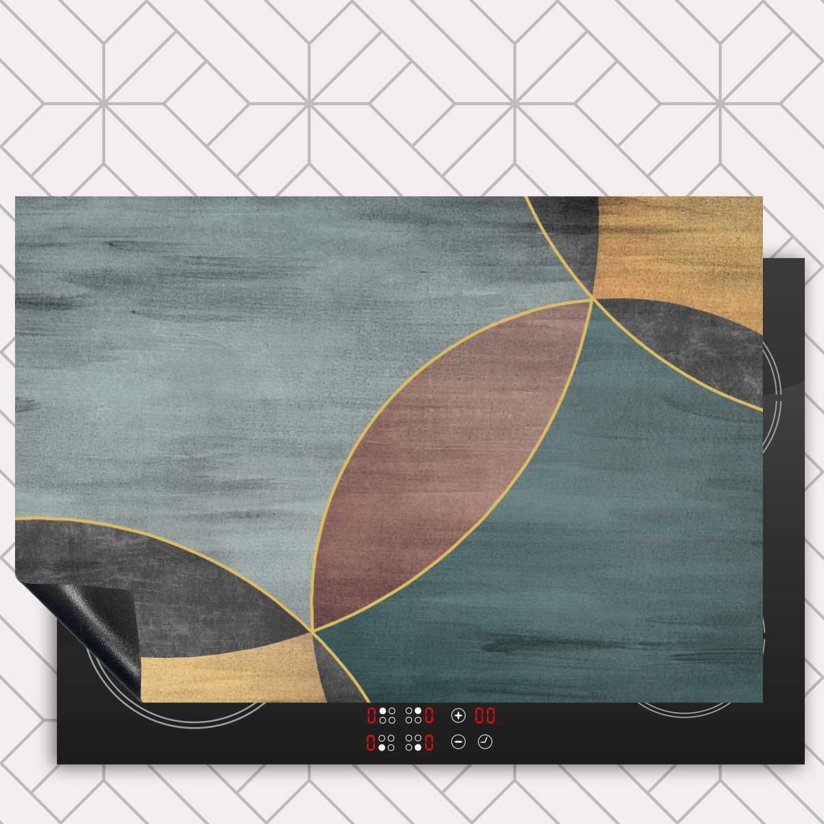 Inductie beschermer - overlappende cirkels