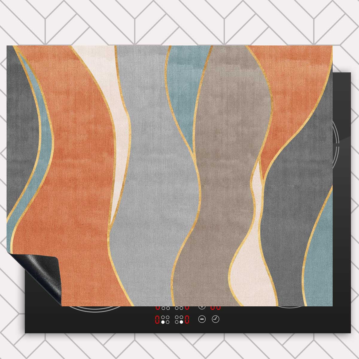 Inductie beschermer - Abstracte golven