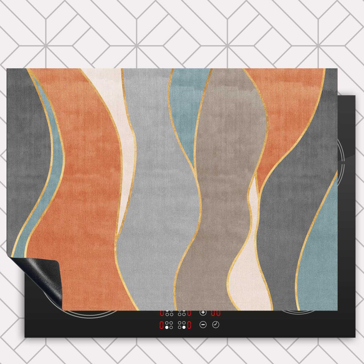 Inductie beschermer - Abstracte golven