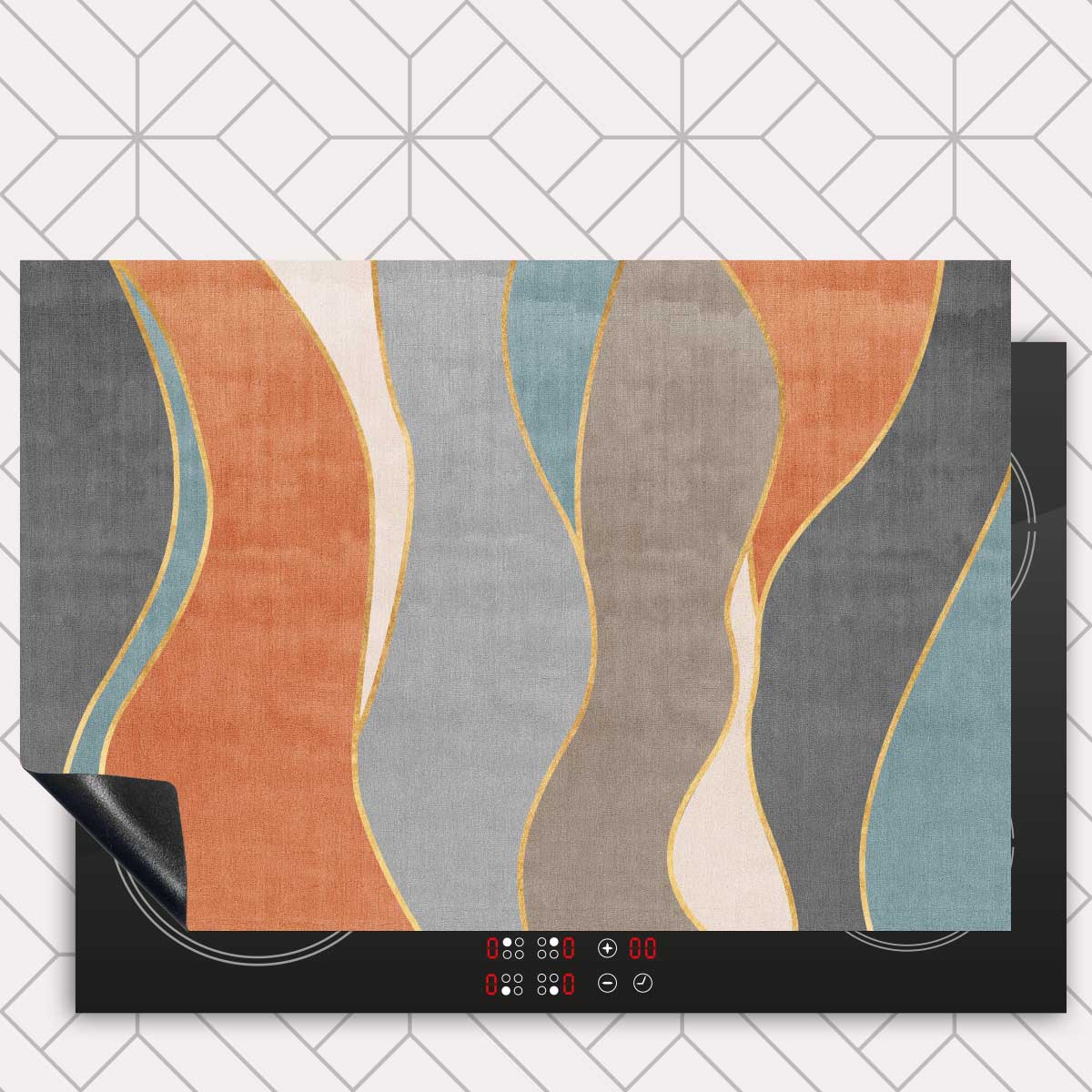 Inductie beschermer - Abstracte golven