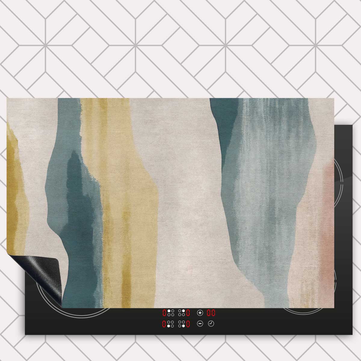 Inductie beschermer - Abstracte wolken