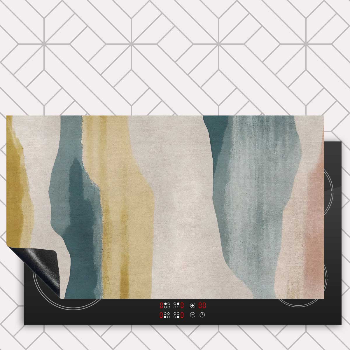 Inductie beschermer - Abstracte wolken