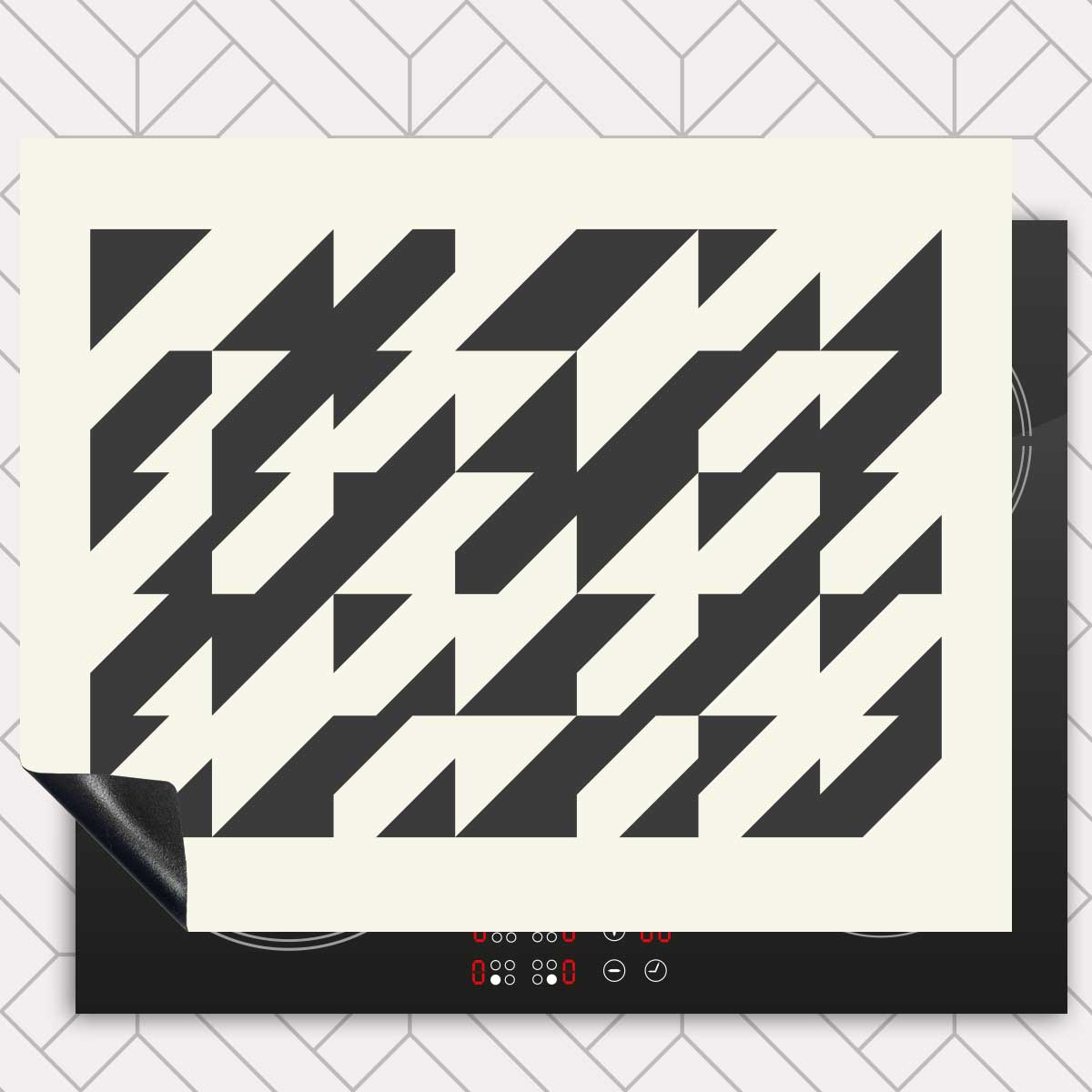 Inductie beschermer - Bauhaus driehoeken