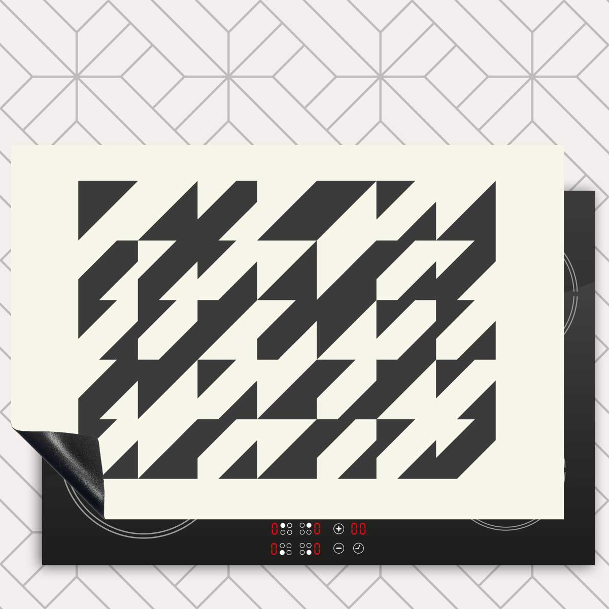 Inductie beschermer - Bauhaus driehoeken