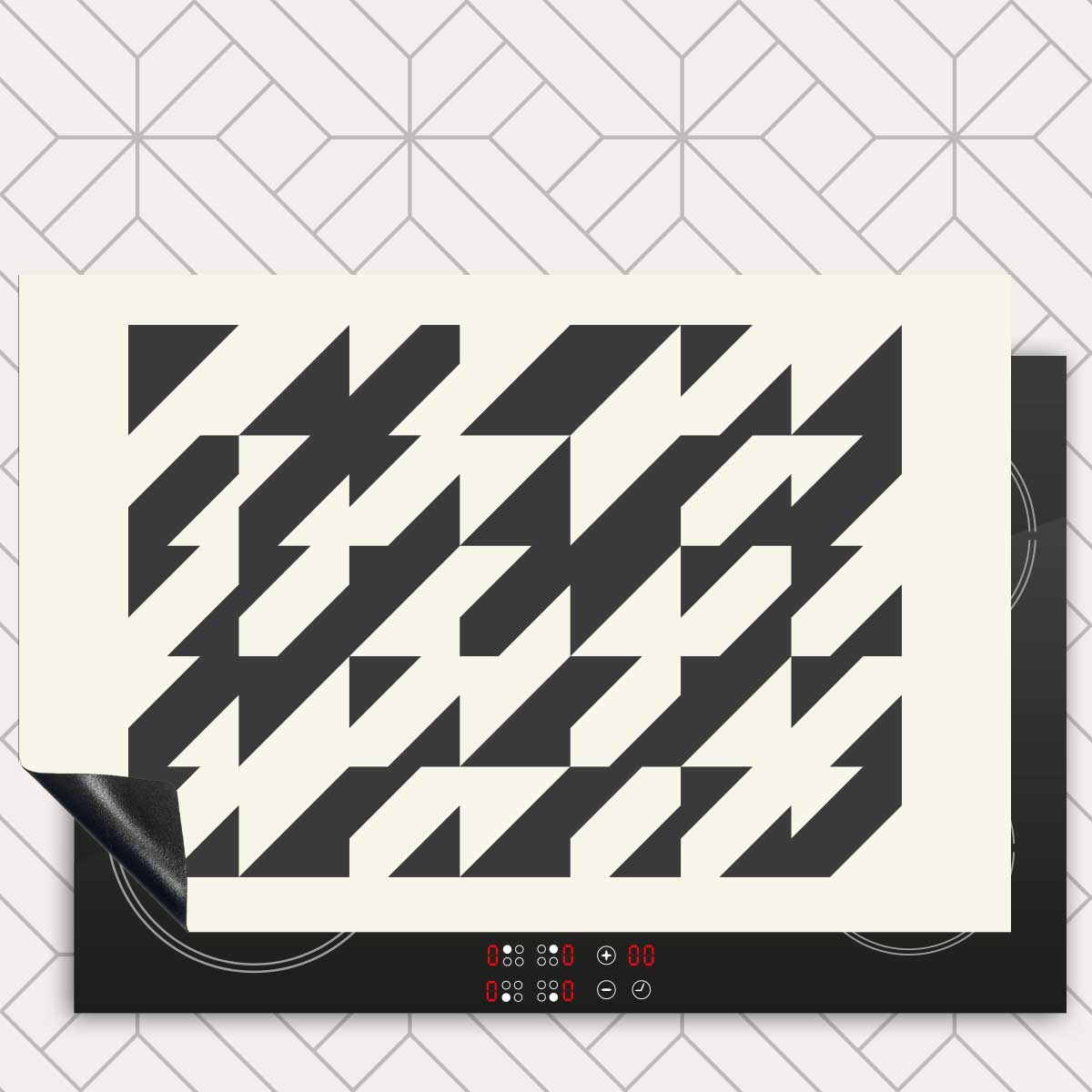 Inductie beschermer - Bauhaus driehoeken