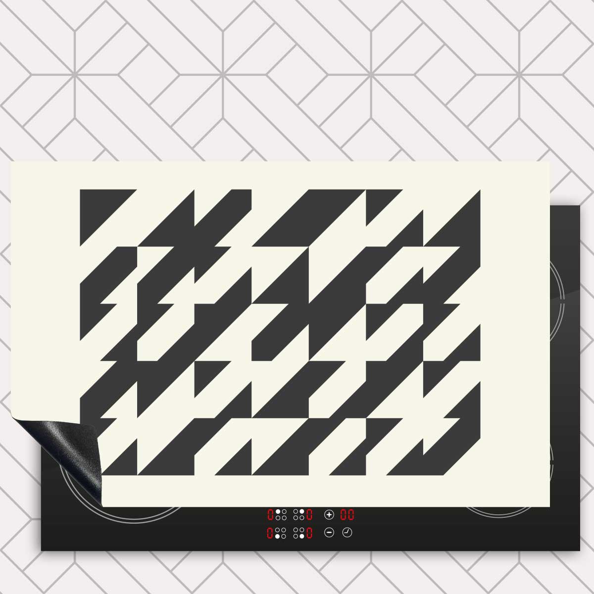 Inductie beschermer - Bauhaus driehoeken