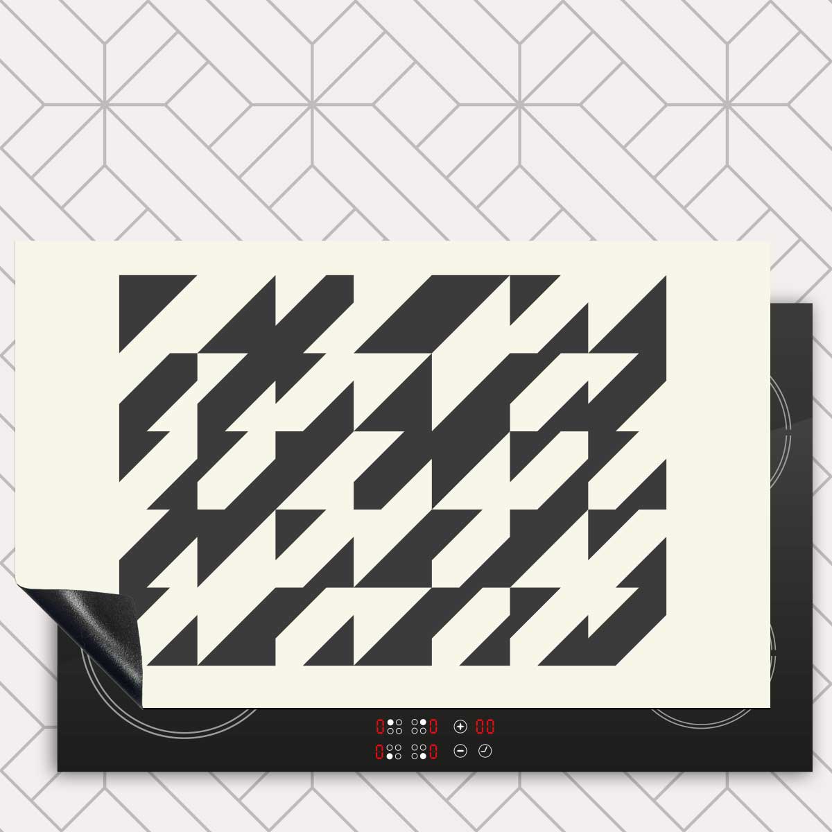 Inductie beschermer - Bauhaus driehoeken