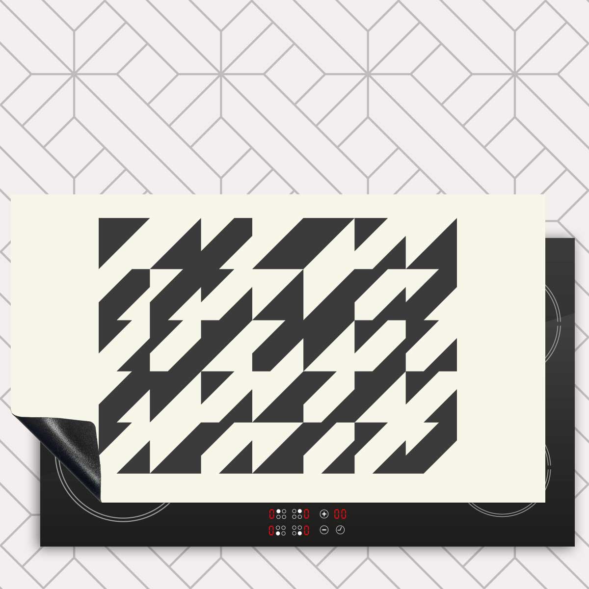 Inductie beschermer - Bauhaus driehoeken