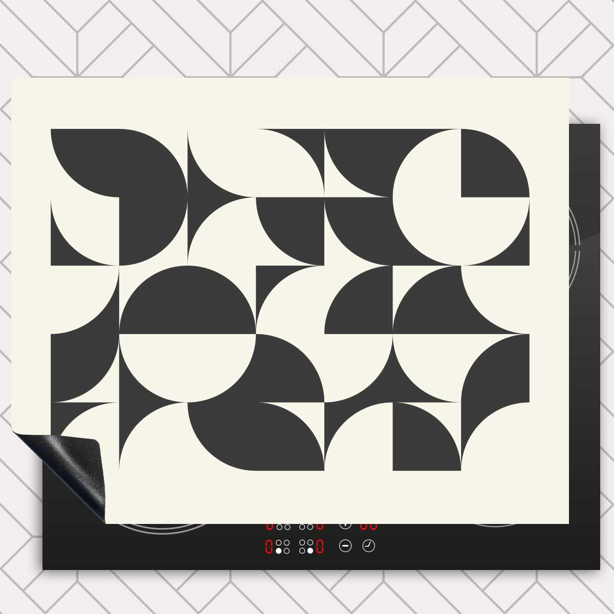 Inductie beschermer - Bauhaus cirkels