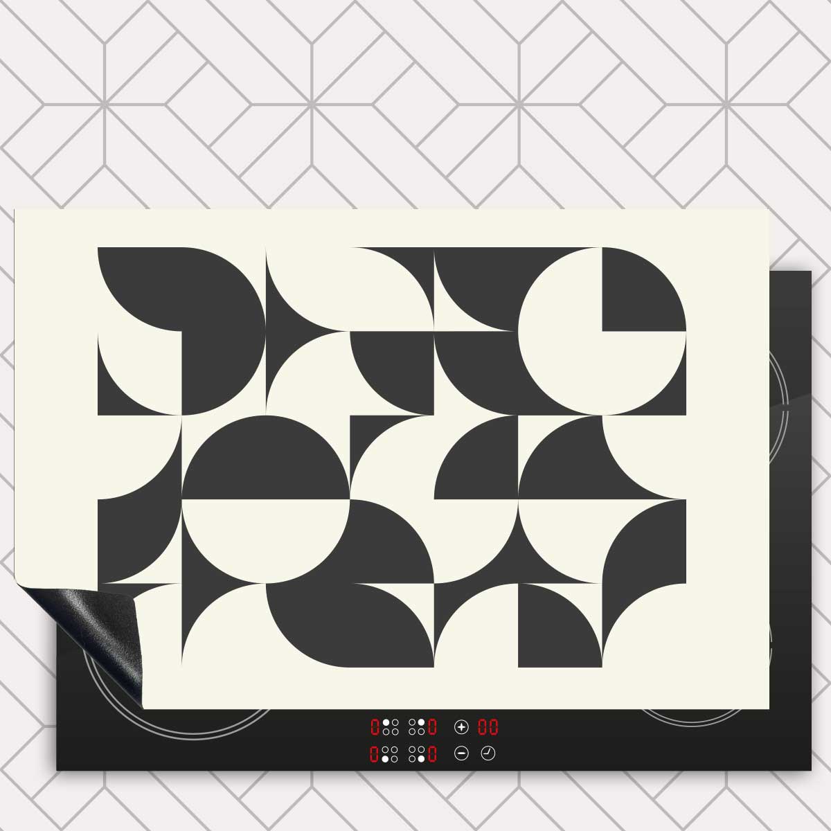 Inductie beschermer - Bauhaus cirkels