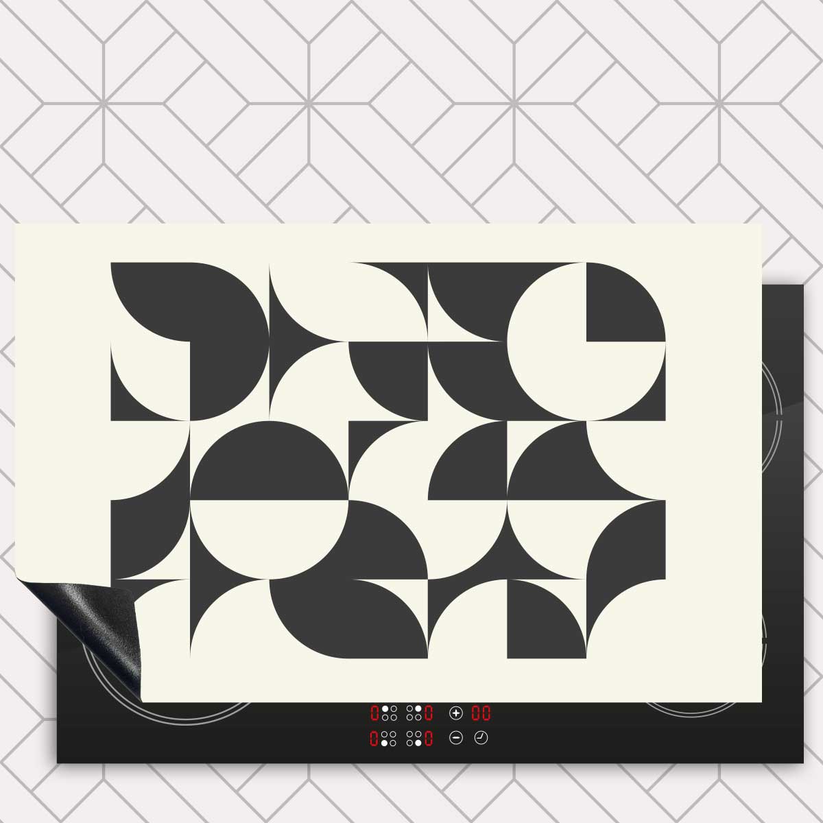 Inductie beschermer - Bauhaus cirkels