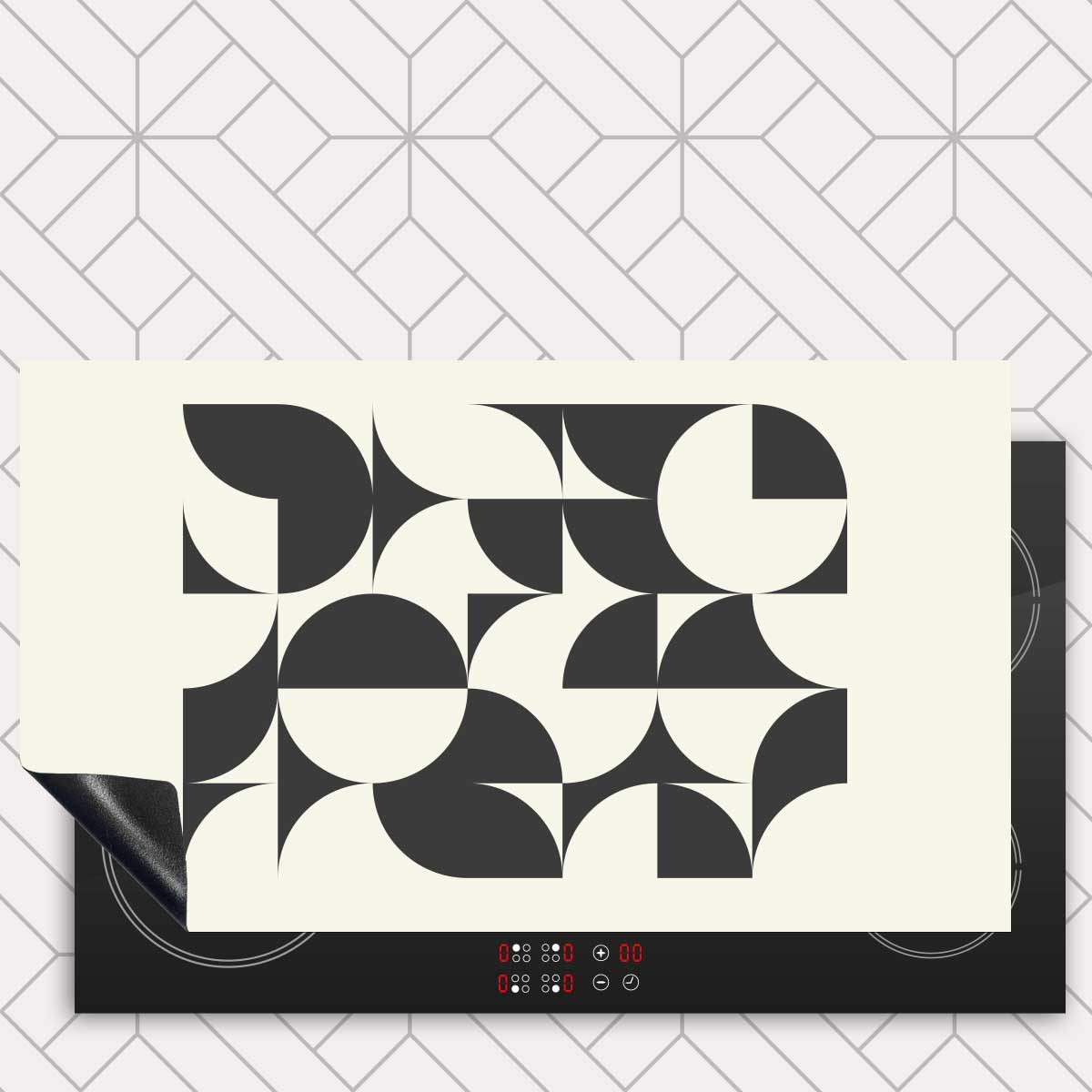 Inductie beschermer - Bauhaus cirkels