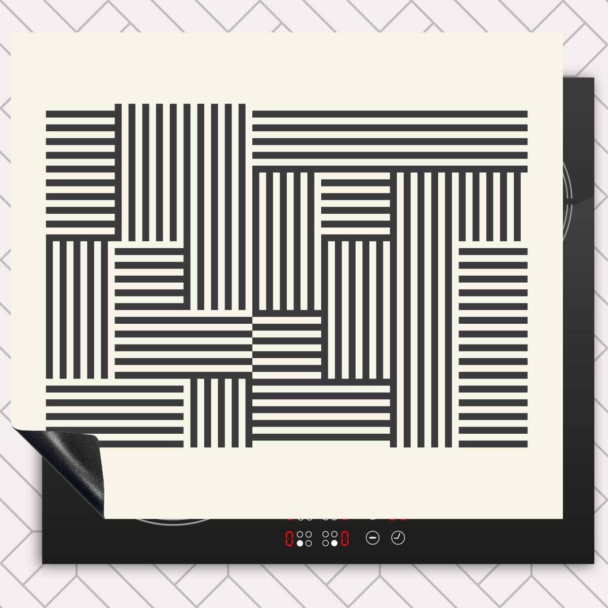 Inductie beschermer - Bauhaus lijnen