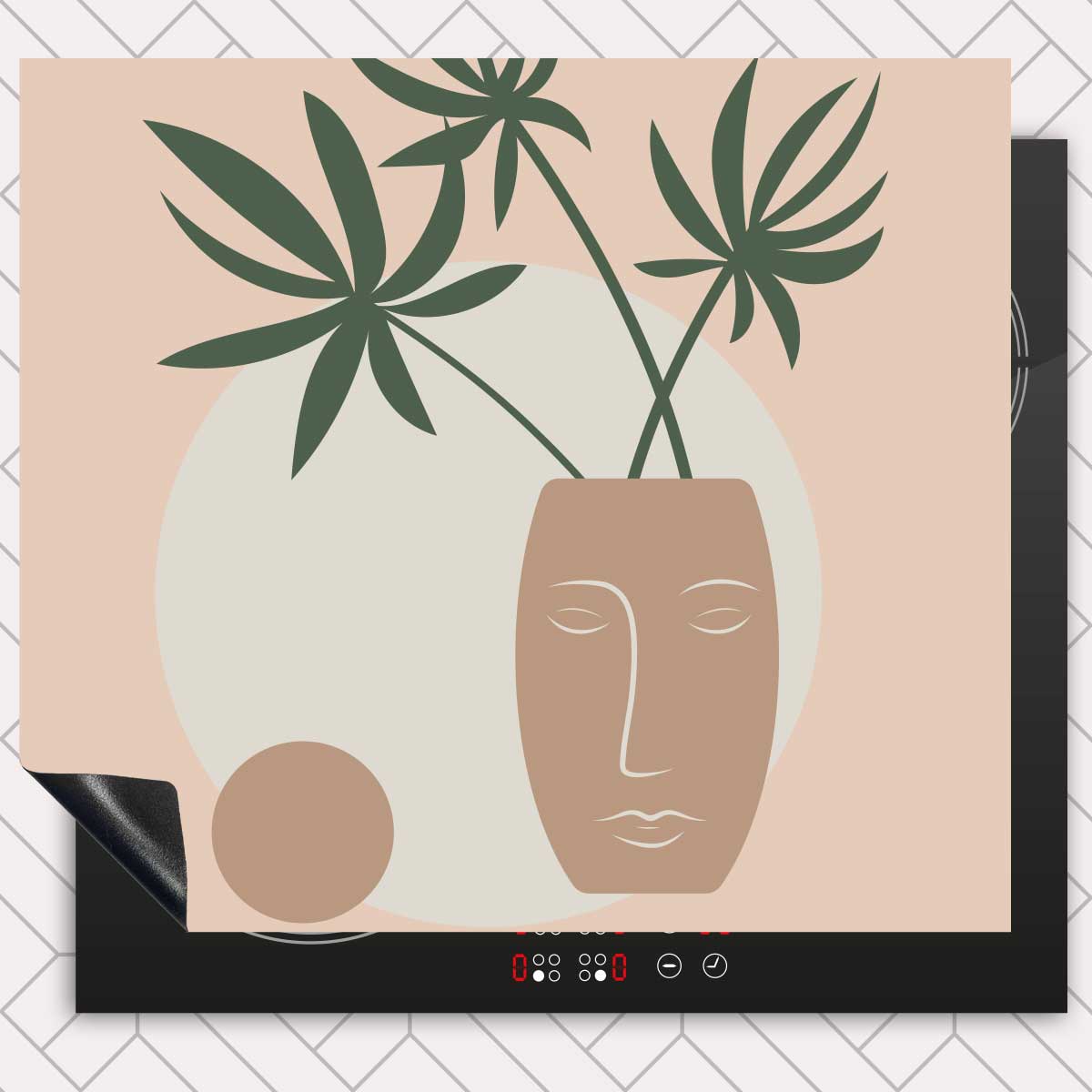 Inductie beschermer - Plant in vaas