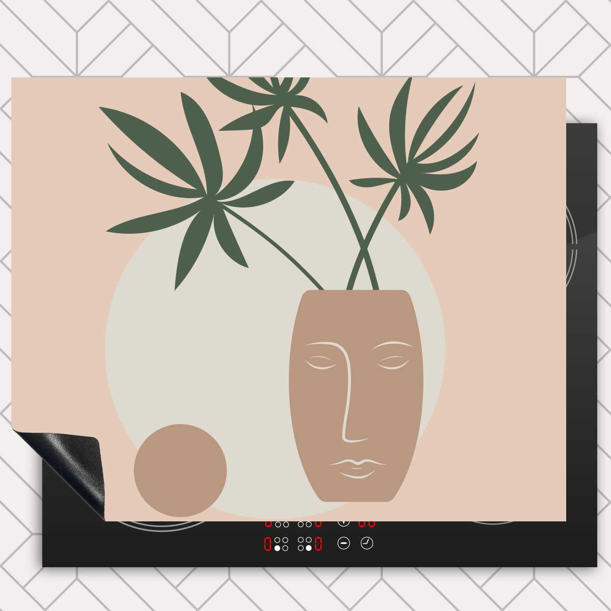 Inductie beschermer - Plant in vaas