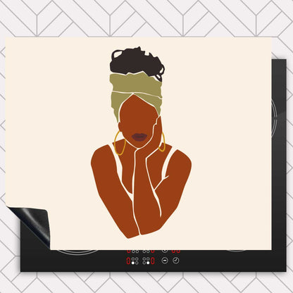 Inductie beschermer - Afrikaanse vrouw