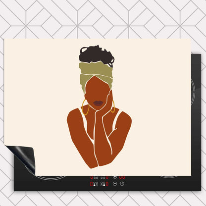 Inductie beschermer - Afrikaanse vrouw