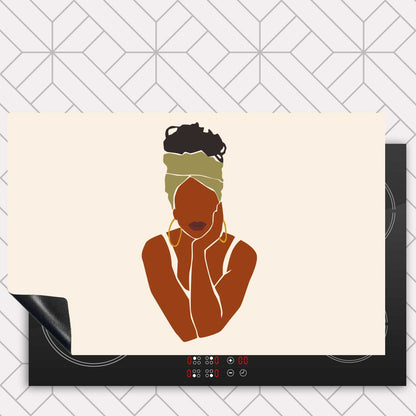 Inductie beschermer - Afrikaanse vrouw