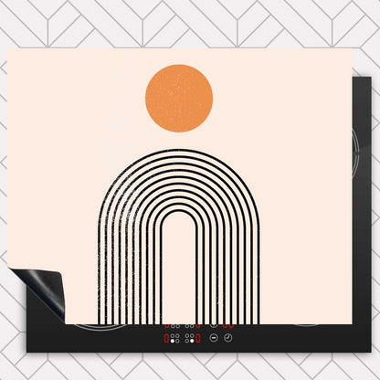 Inductie beschermer - Boho Regenboog