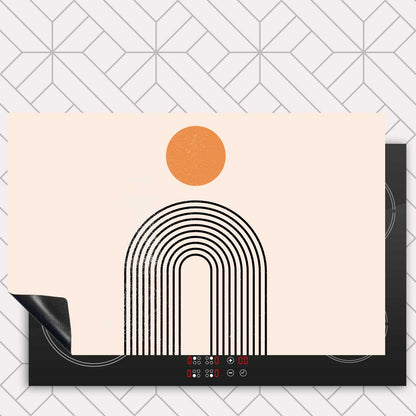 Inductie beschermer - Boho Regenboog