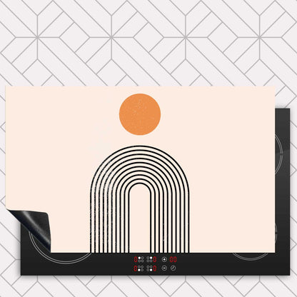 Inductie beschermer - Boho Regenboog