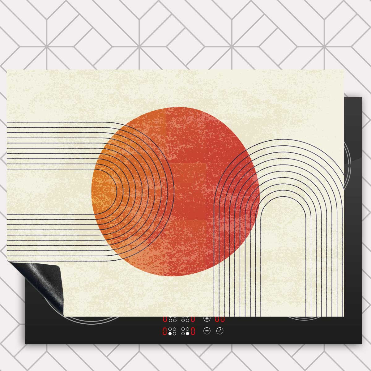 Inductie beschermer - Boho zomer