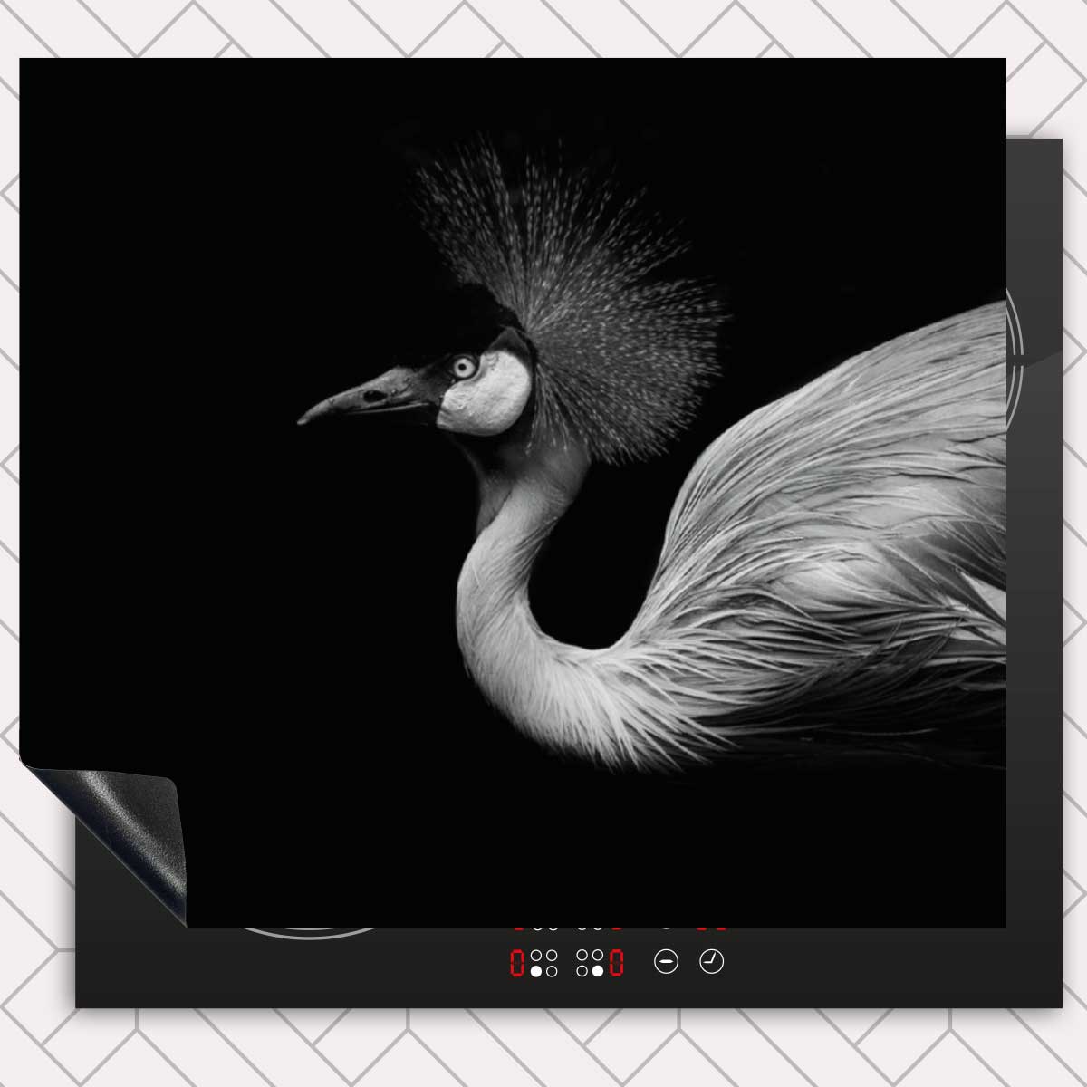 Inductie beschermer - Kraanvogel