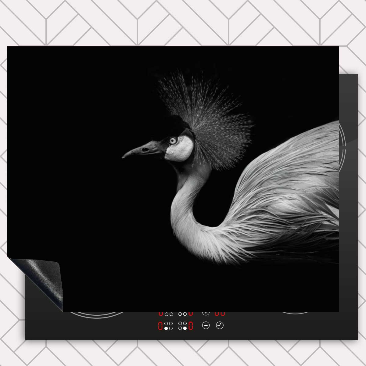 Inductie beschermer - Kraanvogel