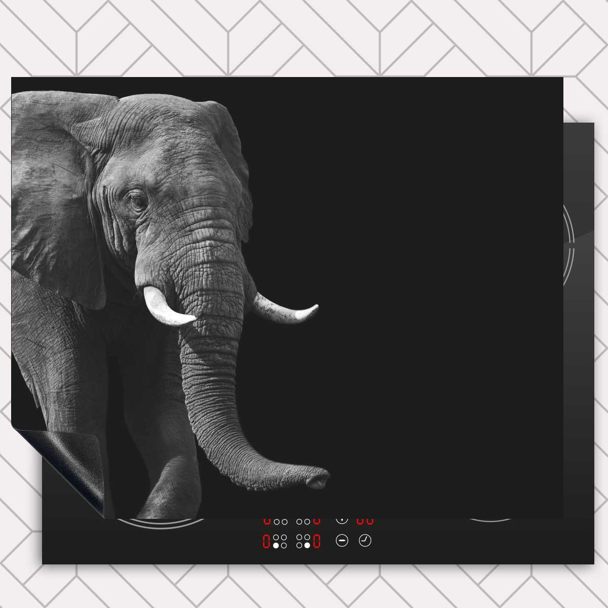 Inductie beschermer - Afrikaanse olifant