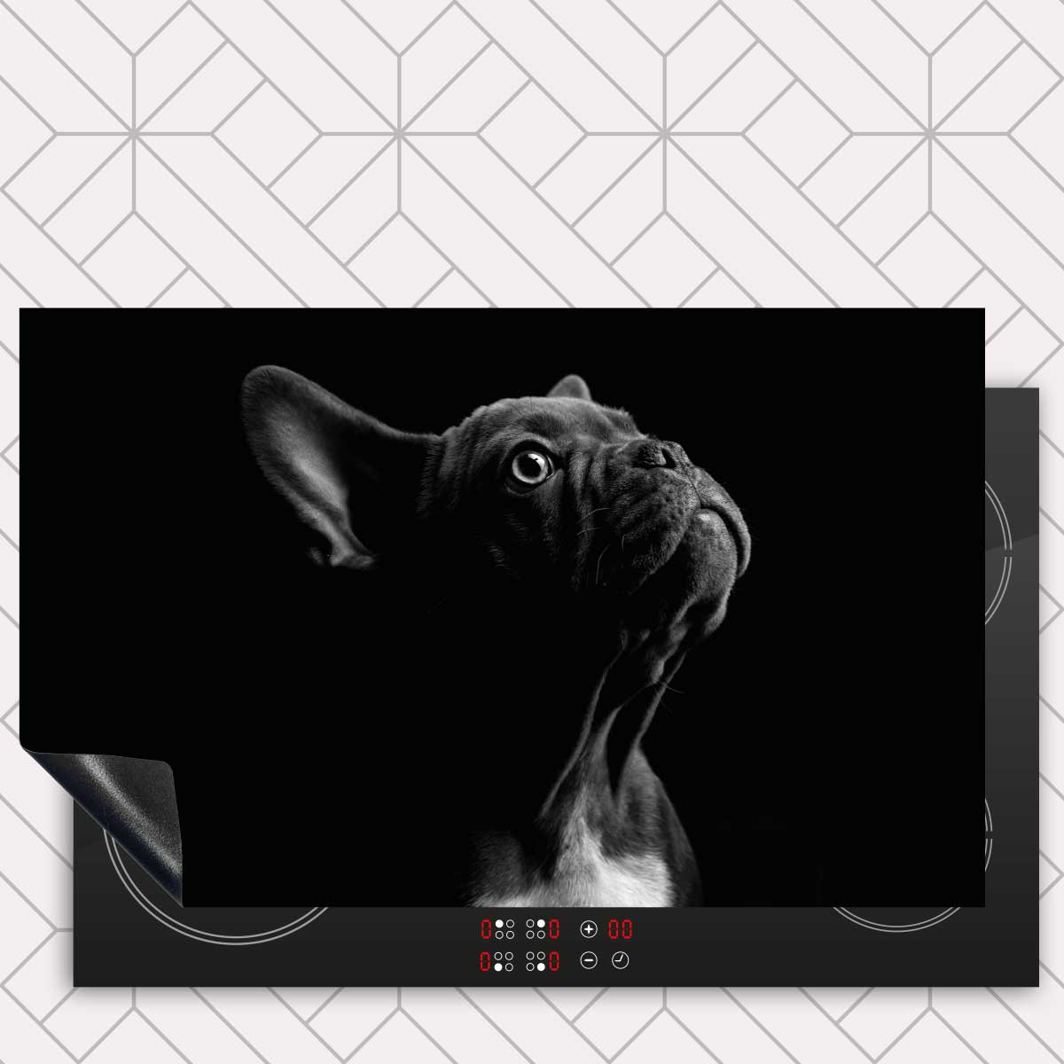 Inductie beschermer - Franse bulldog