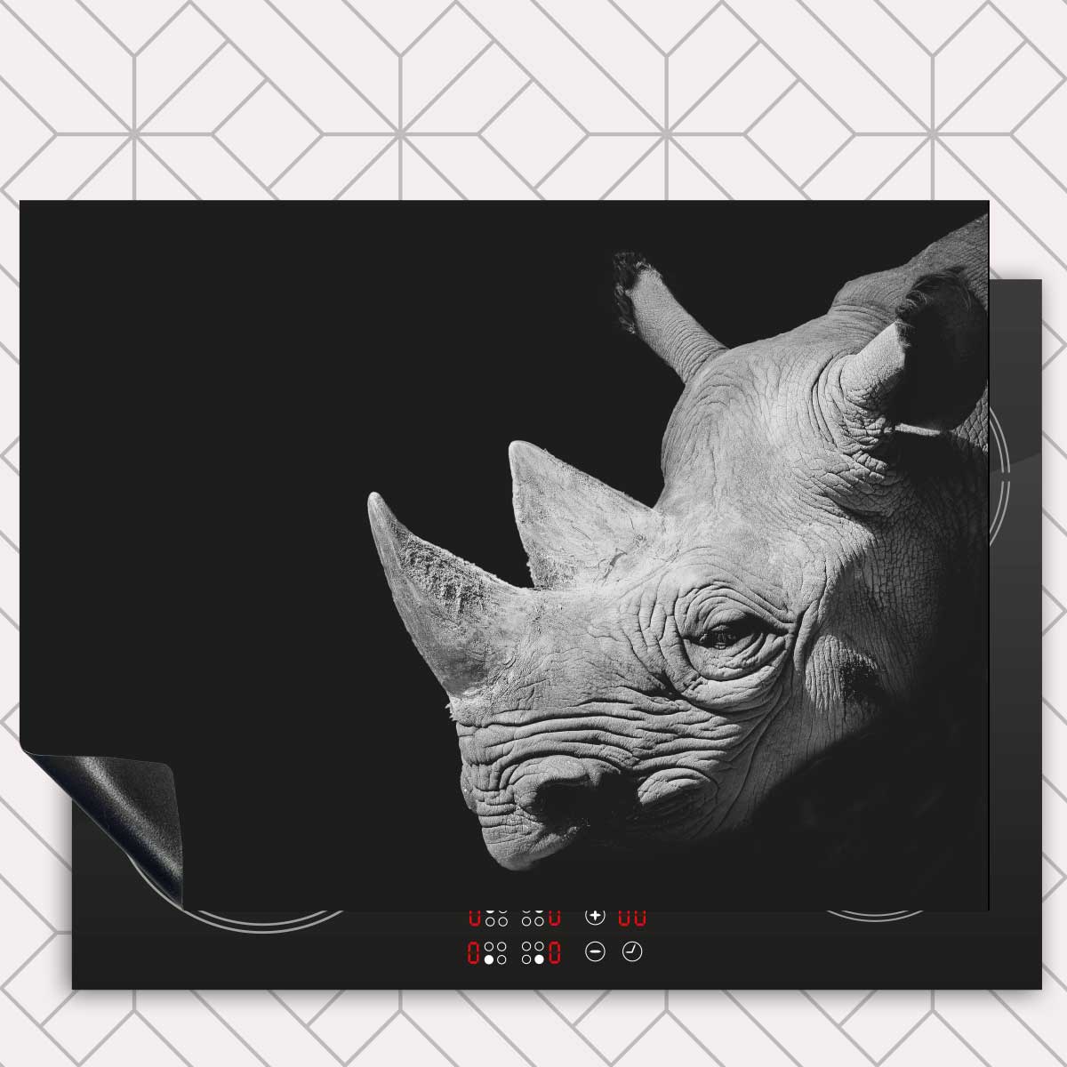 Inductie beschermer - Neushoorn