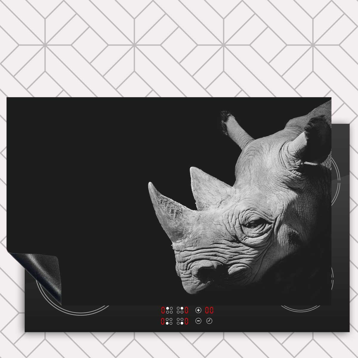 Inductie beschermer - Neushoorn