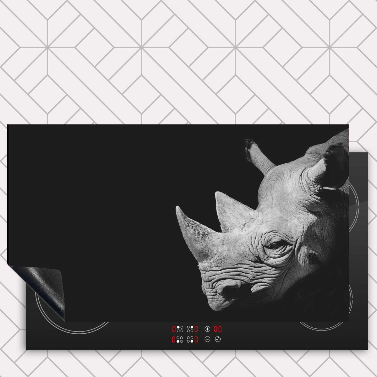 Inductie beschermer - Neushoorn