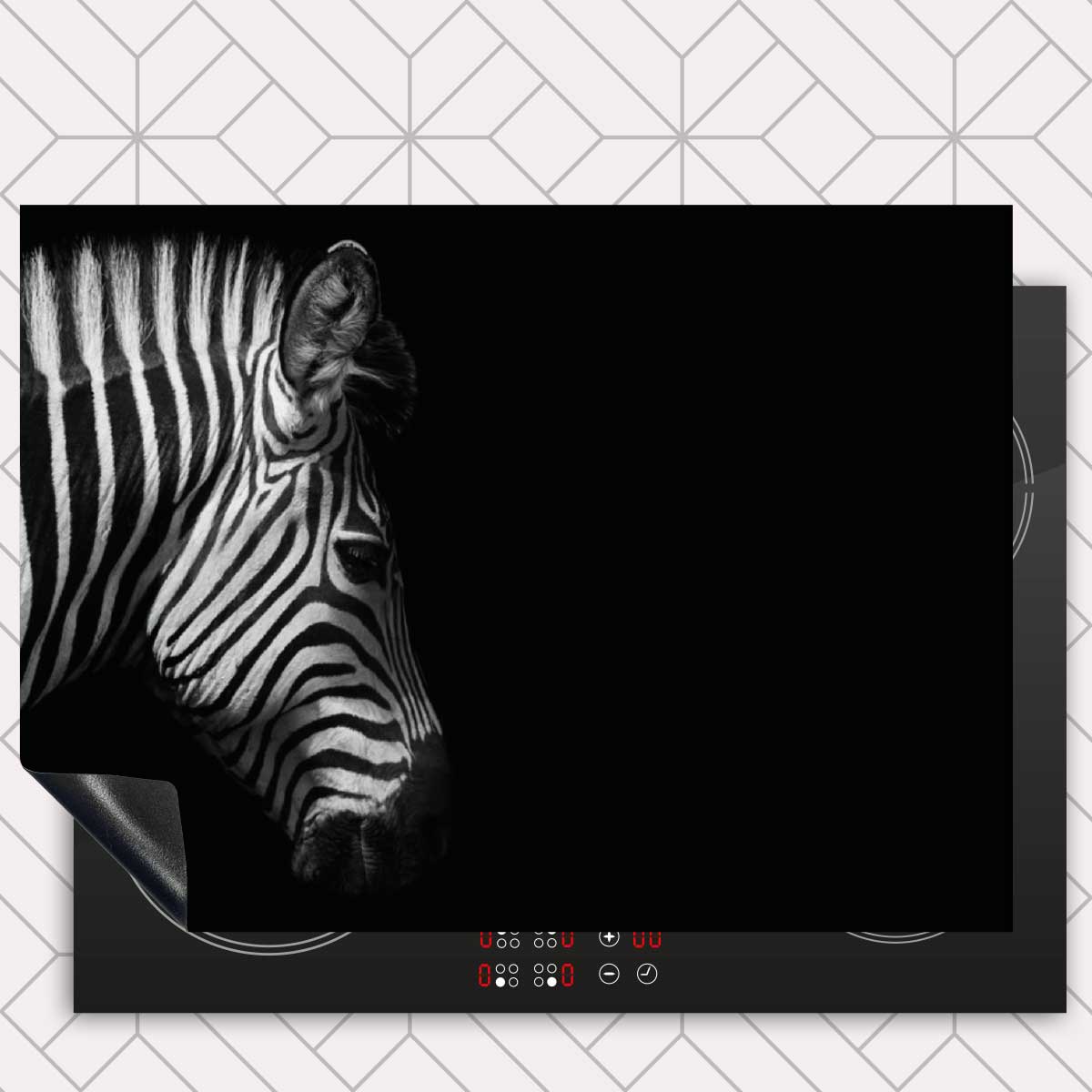 Inductie beschermer - Zebra