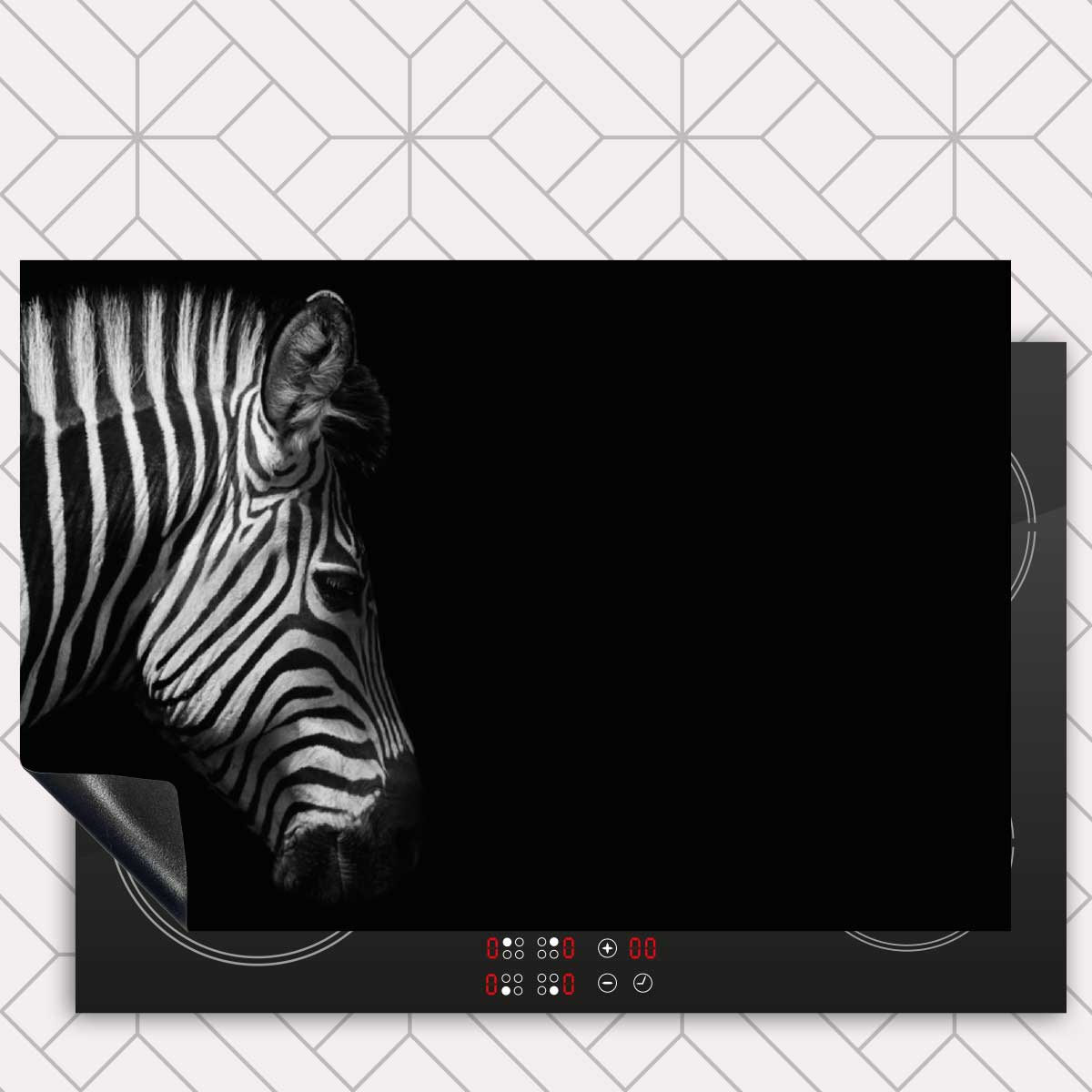 Inductie beschermer - Zebra