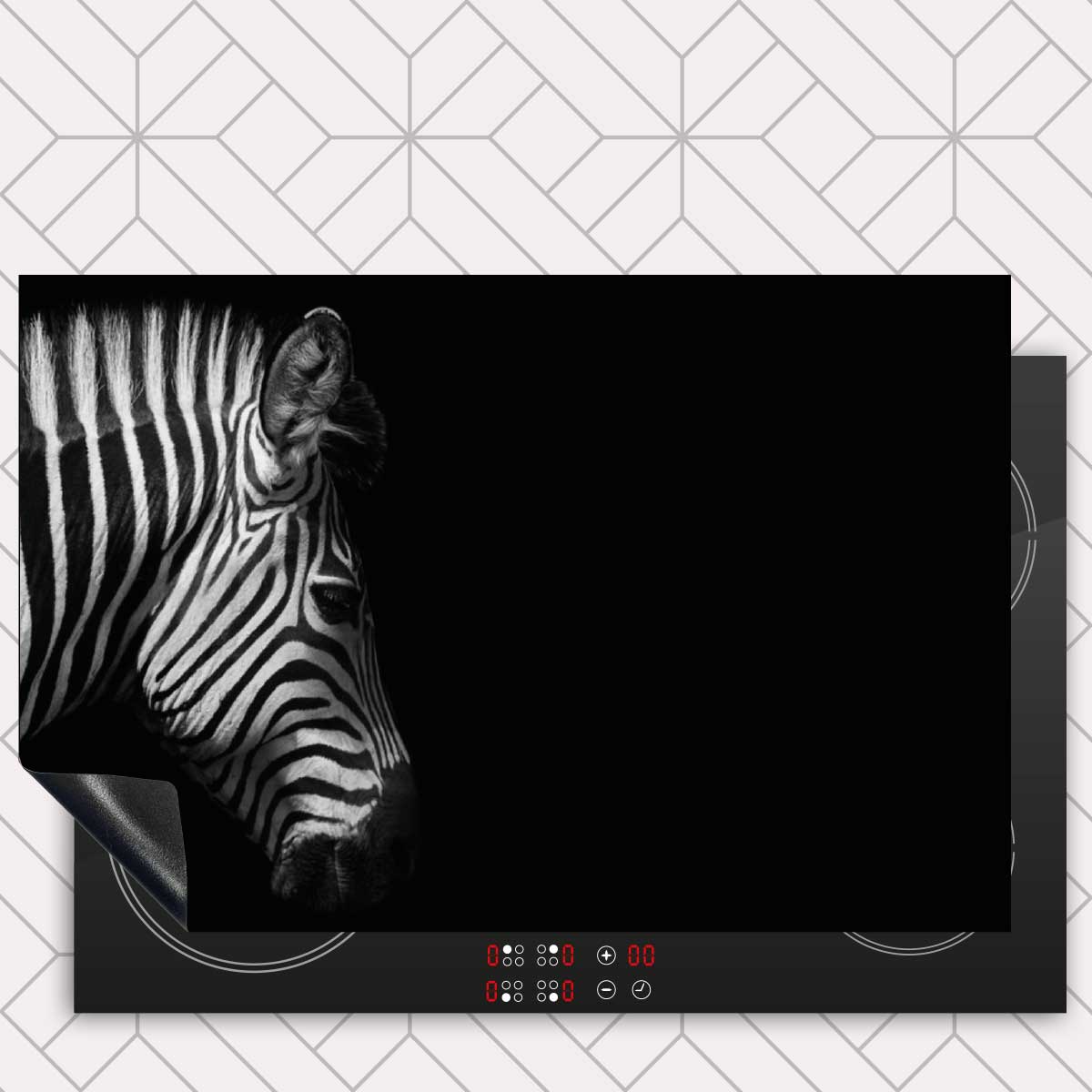 Inductie beschermer - Zebra