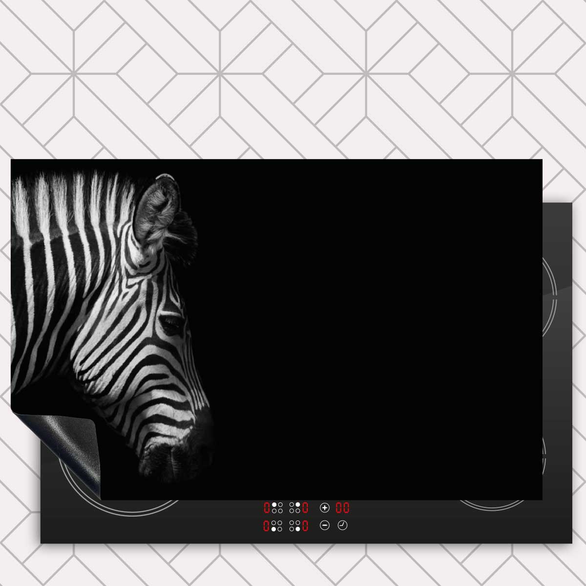 Inductie beschermer - Zebra